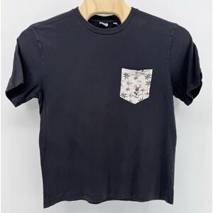 Vintage Junk Food Disney Mickey Mouse‎ Palm Tree Hawaiian T-Shirt Size L